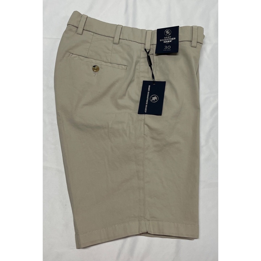 HART SCHAFFNER MARK FLAT‎ FRONT STONE SHORTS MENS SIZE 30